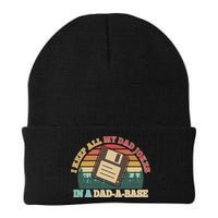 Retro I Keep All My Dad Jokes In A Dad A Base Beanie