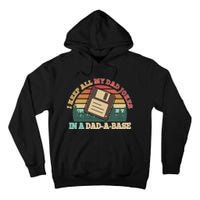 Retro I Keep All My Dad Jokes In A Dad A Base Tall Hoodie