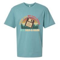 Retro I Keep All My Dad Jokes In A Dad A Base Sueded Cloud Jersey T-Shirt