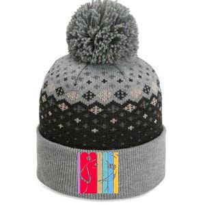 Retro I Love Dogs The Baniff Cuffed Pom Beanie