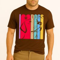 Retro I Love Dogs Cooling Performance Crew T-Shirt