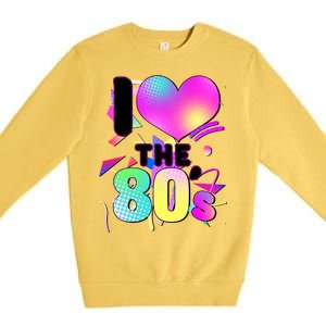 Retro I Love The 80's  Premium Crewneck Sweatshirt