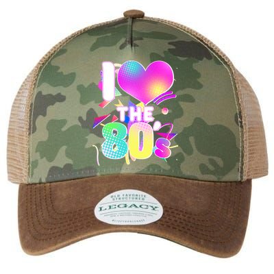 Retro I Love The 80's  Legacy Tie Dye Trucker Hat