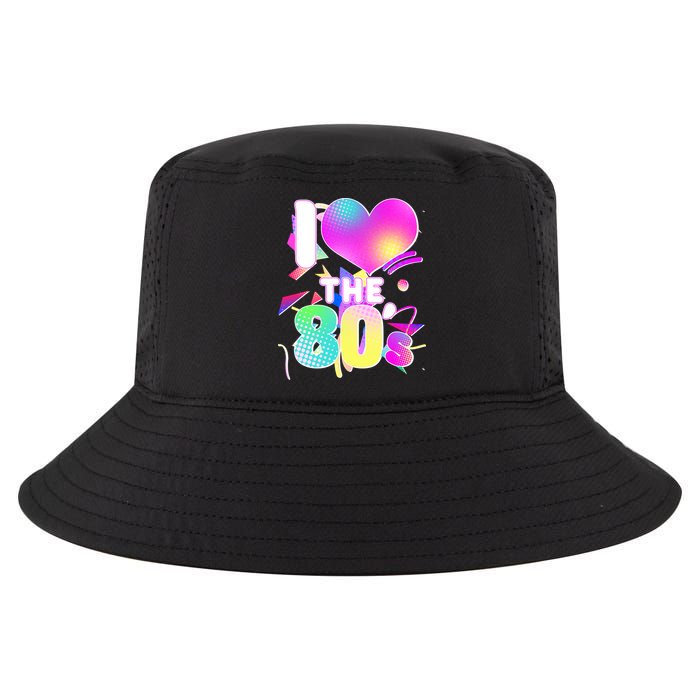 Retro I Love The 80's  Cool Comfort Performance Bucket Hat