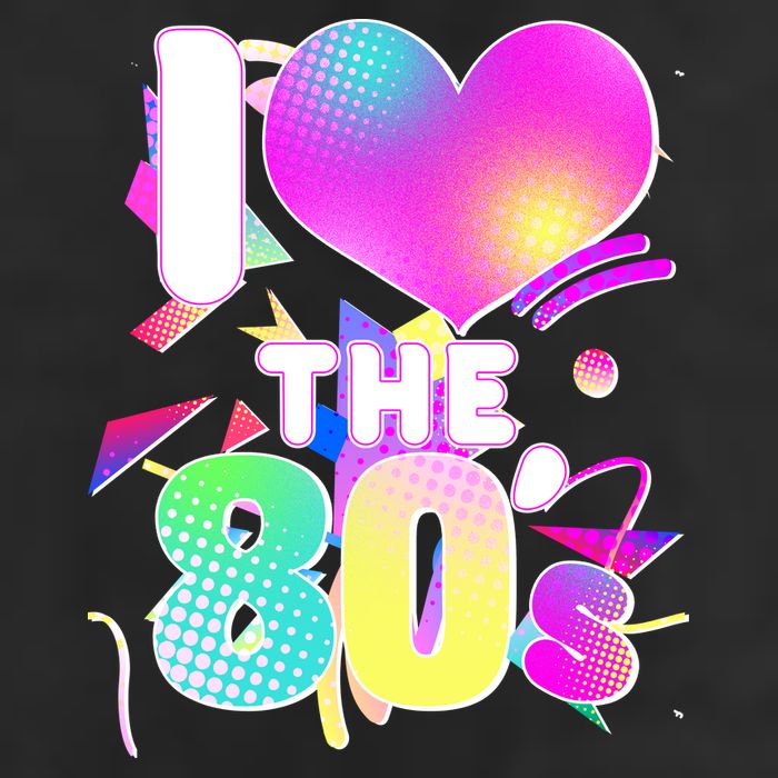 Retro I Love The 80's  Cool Comfort Performance Bucket Hat