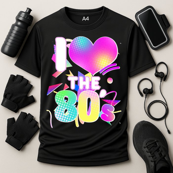 Retro I Love The 80's  Cooling Performance Crew T-Shirt