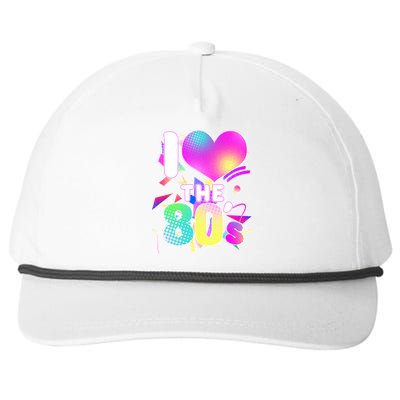 Retro I Love The 80's  Snapback Five-Panel Rope Hat