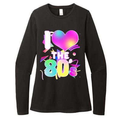 Retro I Love The 80's  Womens CVC Long Sleeve Shirt