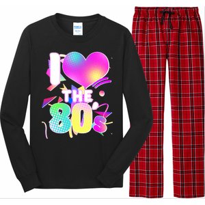 Retro I Love The 80's  Long Sleeve Pajama Set