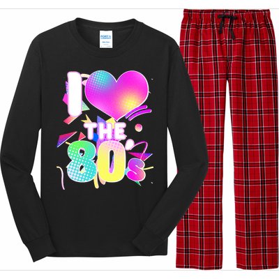 Retro I Love The 80's  Long Sleeve Pajama Set