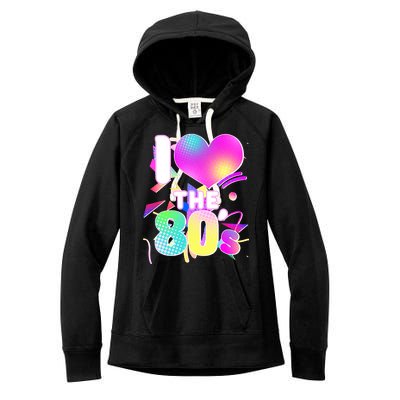 Retro I Love The 80's  Women's Fleece Hoodie