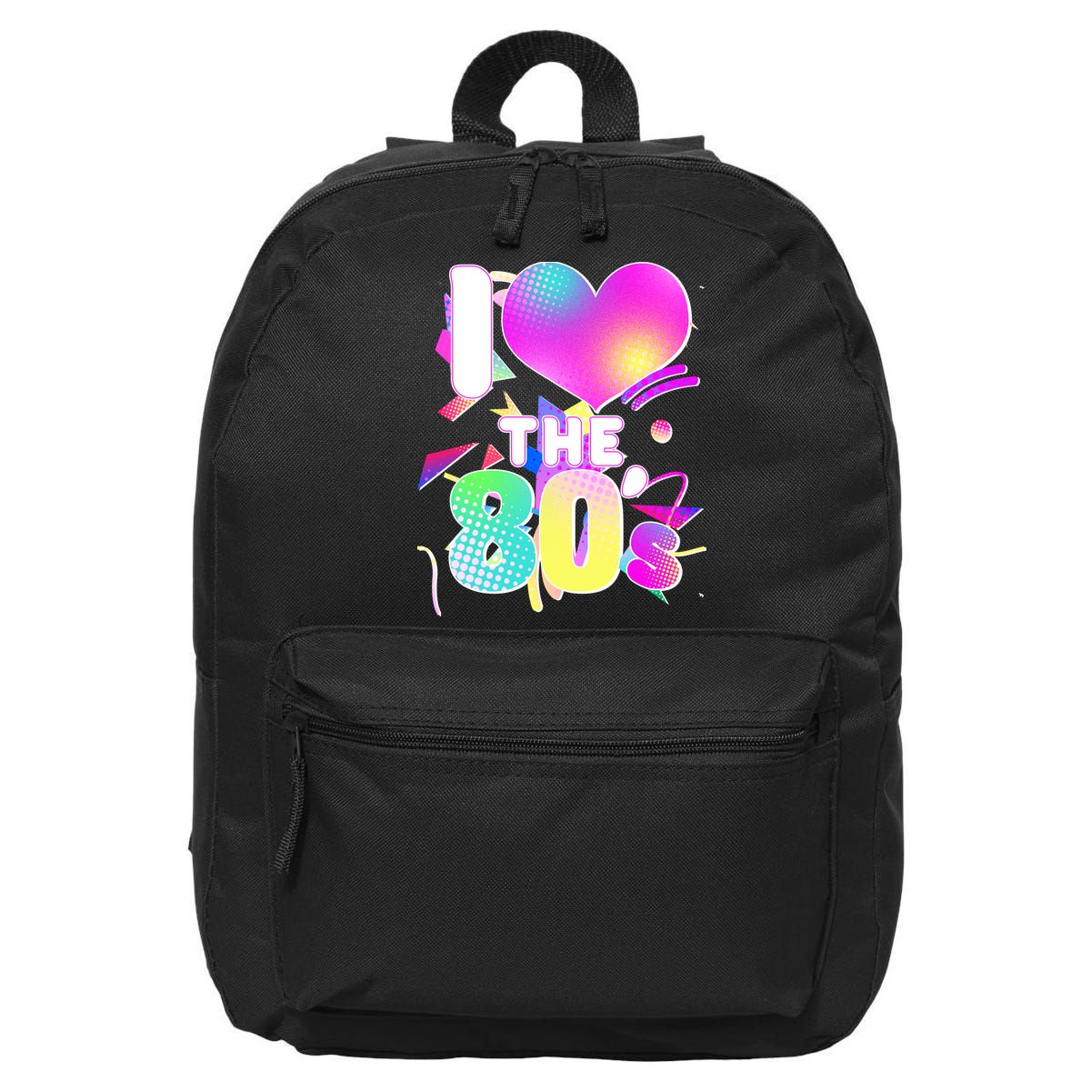 Retro I Love The 80's  16 in Basic Backpack