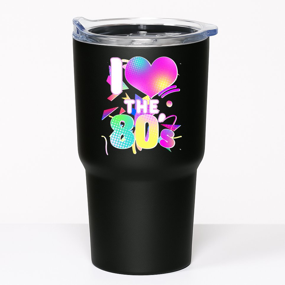 Retro I Love The 80's  Tumbler