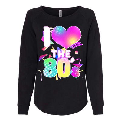 Retro I Love The 80's  Womens California Wash Sweatshirt