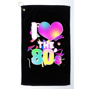 Retro I Love The 80's  Platinum Collection Golf Towel