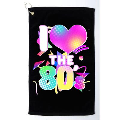 Retro I Love The 80's  Golf Towel