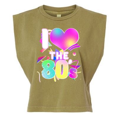 Retro I Love The 80's  Garment-Dyed Women's Muscle Tee