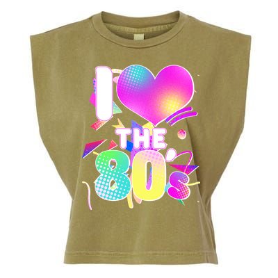 Retro I Love The 80's  Garment-Dyed Women's Muscle Tee