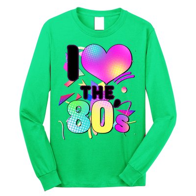 Retro I Love The 80's  Long Sleeve Shirt