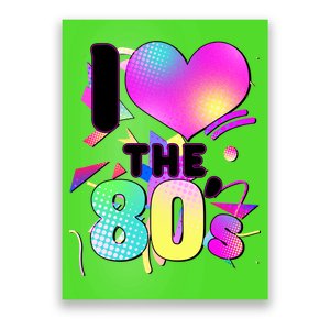 Retro I Love The 80's  Poster