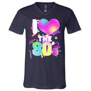 Retro I Love The 80's  V-Neck T-Shirt