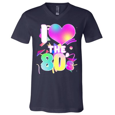 Retro I Love The 80's  V-Neck T-Shirt