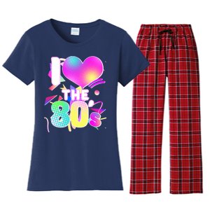 Retro I Love The 80's  Women's Flannel Pajama Set