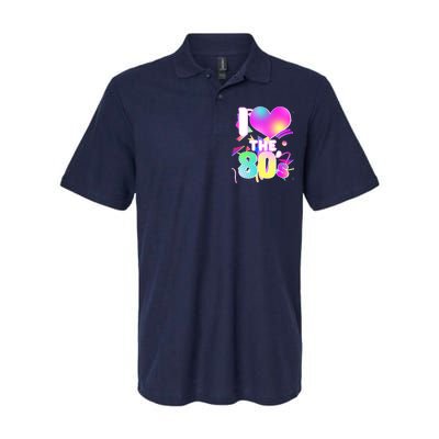 Retro I Love The 80's  Softstyle Adult Sport Polo