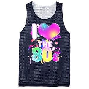 Retro I Love The 80's  Mesh Reversible Basketball Jersey Tank