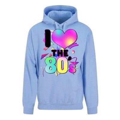 Retro I Love The 80's  Unisex Surf Hoodie