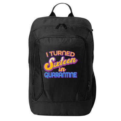 Retro I Turned Sixteen In Quarantine City Backpack