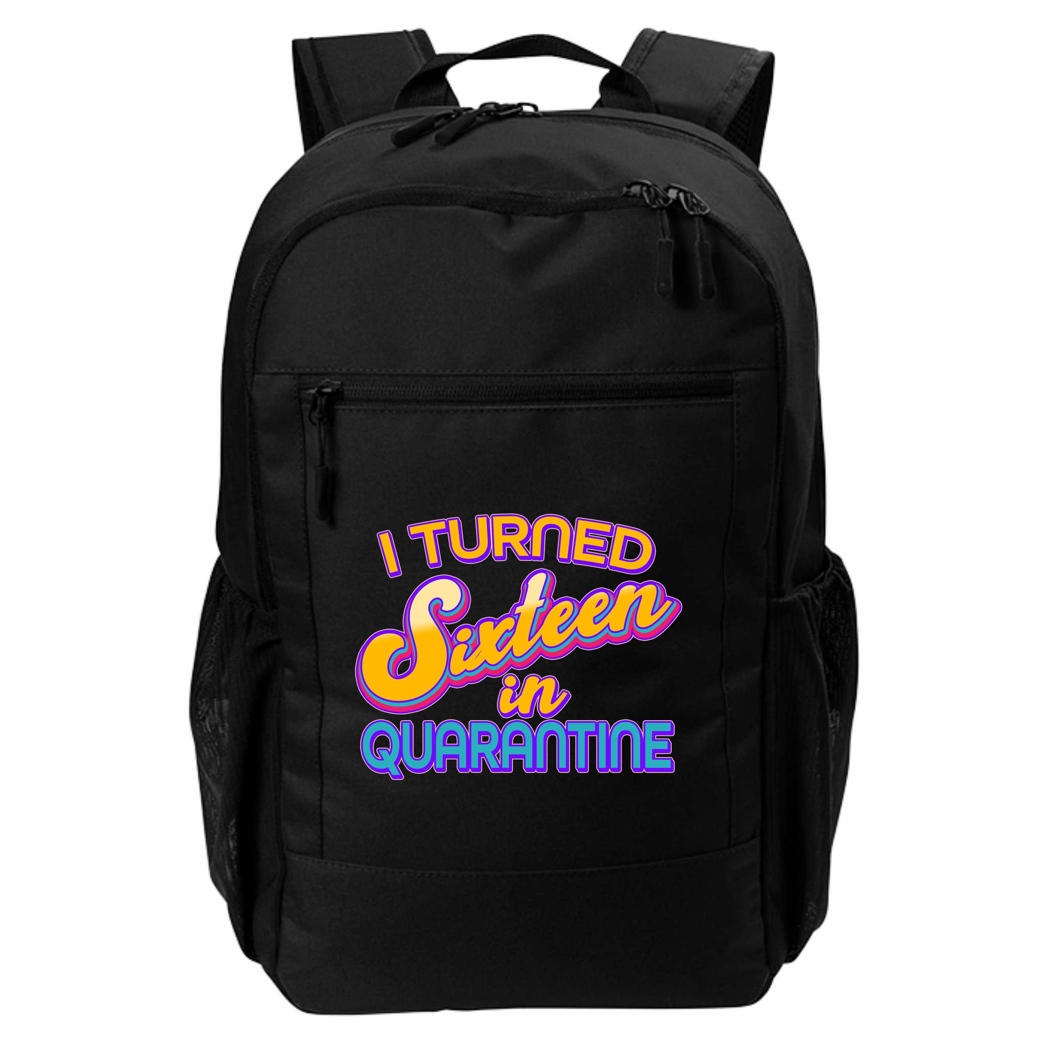 Retro I Turned Sixteen In Quarantine Backpack
