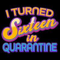 Retro I Turned Sixteen In Quarantine Backpack