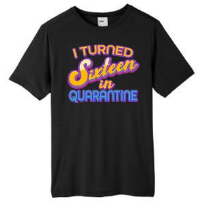 Retro I Turned Sixteen In Quarantine Tall Fusion ChromaSoft Performance T-Shirt