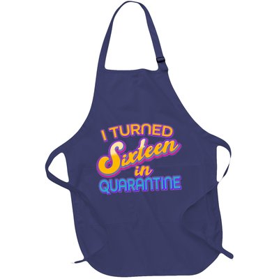Retro I Turned Sixteen In Quarantine Apron