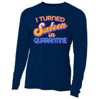 Retro I Turned Sixteen In Quarantine Cooling Performance Long Sleeve Crew