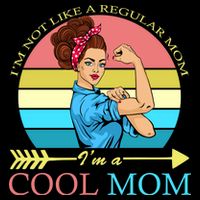 Retro I'm Not A Regular Mom I'm A Cool Mom Apron