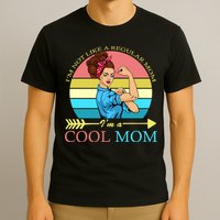 Retro I'm Not A Regular Mom I'm A Cool Mom T-Shirt