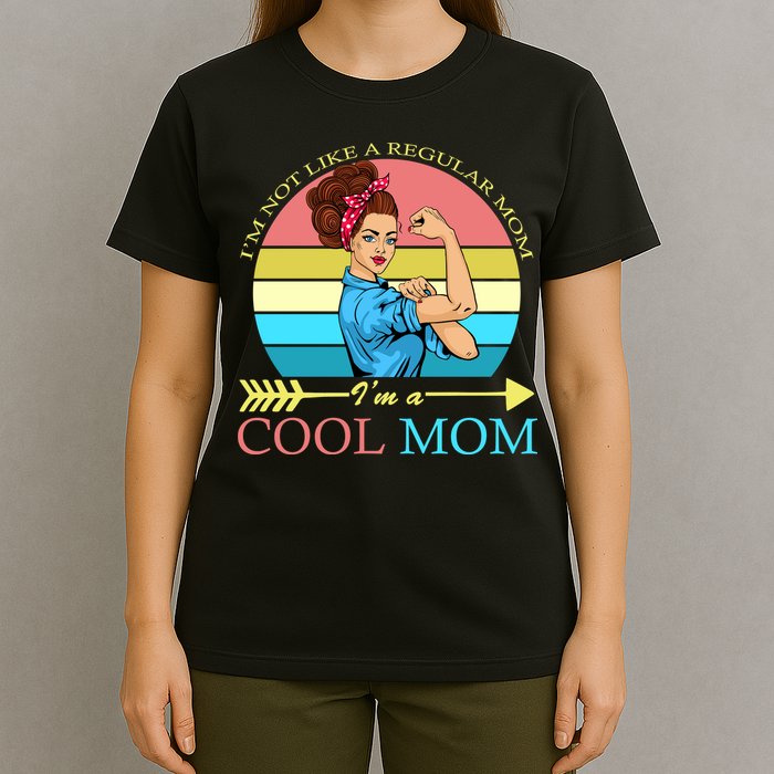 Retro I'm Not A Regular Mom I'm A Cool Mom T-Shirt