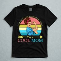 Retro I'm Not A Regular Mom I'm A Cool Mom T-Shirt
