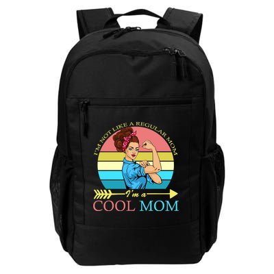 Retro I'm Not A Regular Mom I'm A Cool Mom Backpack