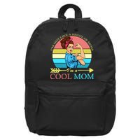 Retro I'm Not A Regular Mom I'm A Cool Mom 16 in Basic Backpack