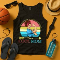 Retro I'm Not A Regular Mom I'm A Cool Mom Tank Top