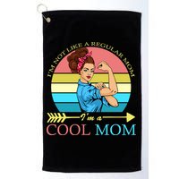 Retro I'm Not A Regular Mom I'm A Cool Mom Golf Towel