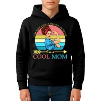 Retro I'm Not A Regular Mom I'm A Cool Mom Kids Hoodie