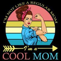 Retro I'm Not A Regular Mom I'm A Cool Mom Wool Snapback Cap