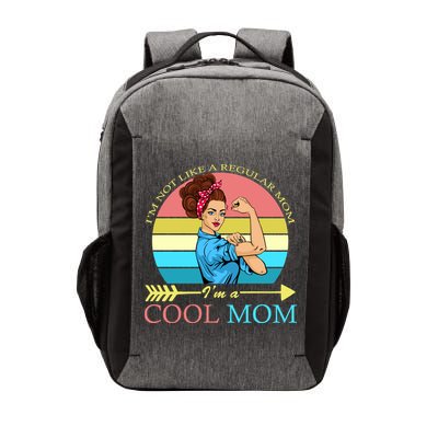 Retro I'm Not A Regular Mom I'm A Cool Mom Vector Backpack