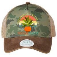Retro Introverted But Willing To Discuss Plants Legacy Tie Dye Trucker Hat