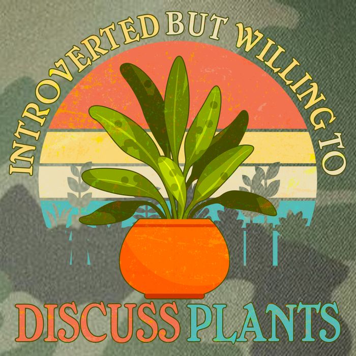 Retro Introverted But Willing To Discuss Plants Legacy Tie Dye Trucker Hat
