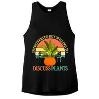 Retro Introverted But Willing To Discuss Plants Ladies PosiCharge Tri-Blend Wicking Tank